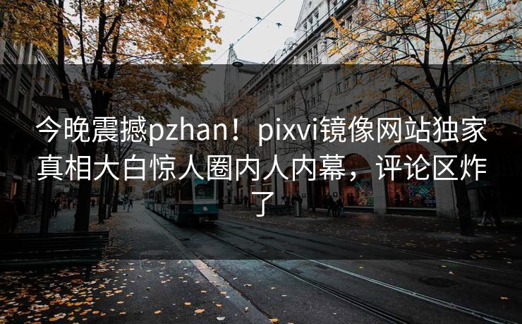 今晚震撼pzhan！pixvi镜像网站独家真相大白惊人圈内人内幕，评论区炸了
